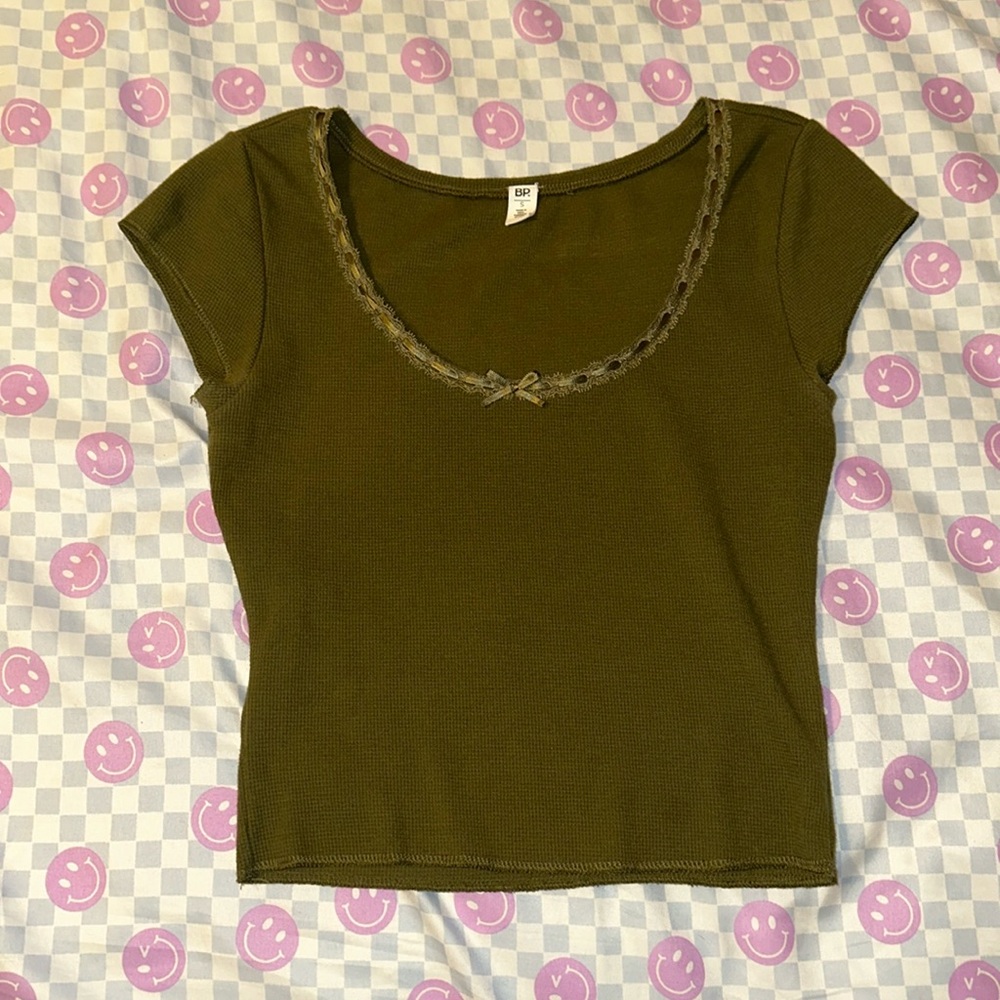 Green nordstroms baby tee